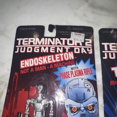 VTG 1995 Terminator 2 Judgement Day Action Figure – T-1000 & Endoskeleton – New!