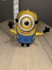 Thinkway Despicable Me Minion Stuart Deluxe Talking 8″ Figure Moving Eye TESTED
