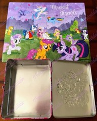 2013 My Little Pony Lunch Box & 48 pc Puzzle & 1 Pinkie Pie Figure Hasbro
