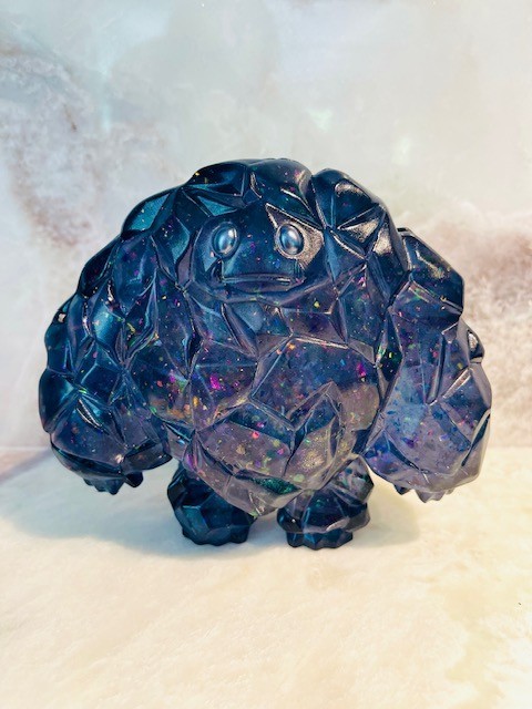 Abominable Toys Resin Black Opal Chomp Figure 🔥 Limited Edition Designer Vinyl