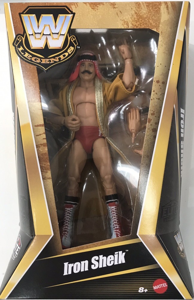 WWE Wrestling Mattel Elite Legends Series 21 Iron Sheik Figure New In Hand US