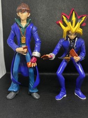 Yu-Gi-Oh Yami Yugi & Seto Kaiba Mattel Action Figure w Accessories 1996 Vintage