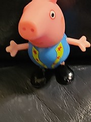 Georgie Pig, Peppa Pig Blue Shirt With Design- 2.25 In