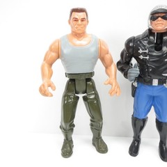 T2 Battle Damage Terminator & T-1000 Vintage 1991 Kenner Action Figures