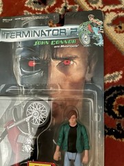 Unopened Terminator 2 John Connor with Motorcycle Action Figure KENNER 1991
