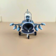 NG Fortune Leopard Q-version Model F-16AM Fighter Jet Aircraft Model