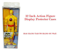 5 DC Comics 12″ Inch Action Figures Clear Plastic Protectors Case Display Boxes