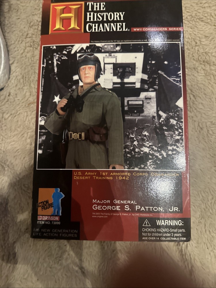 Major General George S. Patton Jr. Dragon History Channel Series Action Figure