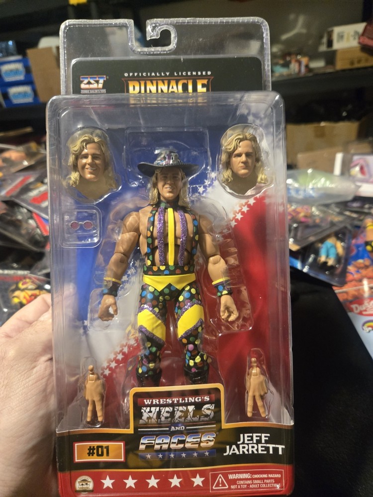 Pinnacle Collection Series 1 Jeff Jarrett Action Figure #01 Brand New & Sealed