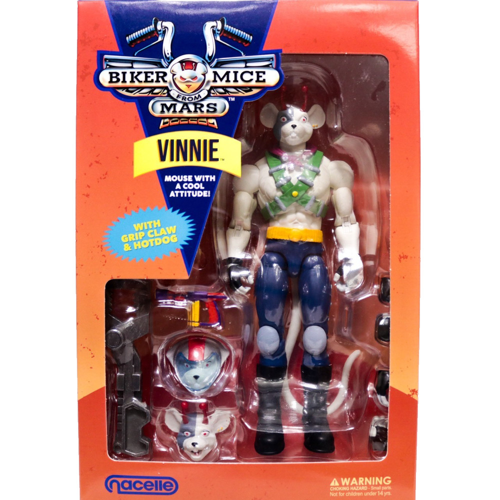 Biker Mice From Mars “Vinnie” 8″ Action Figure by Nacelle