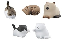 Angry Cats Vol. 3 Cat Figures Bandai Gachapon (Full 5-Set)