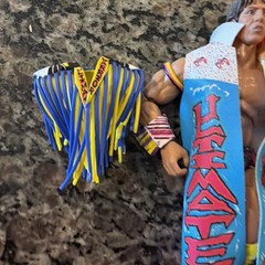WWE Ultimate Edition Series 15 The Ultimate Warrior Wrestling Figure 1 head