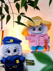 MINISO Zootopia Series Blindbox Confirmed Color, Plush Pendant & Keychain