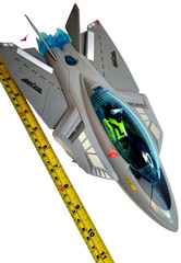 2020 Top Gun Maverick Jet with Missiles Action Figure Complete No Box