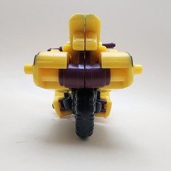 TRANSFORMERS Energon (2003) RAPID RUN 5.5″ Combat Deluxe + NIGHTSCREAM Minicon
