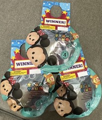 THREE (3) New Disney Tsum Tsum 100 Years Of Wonder Mystery Pack Series 4