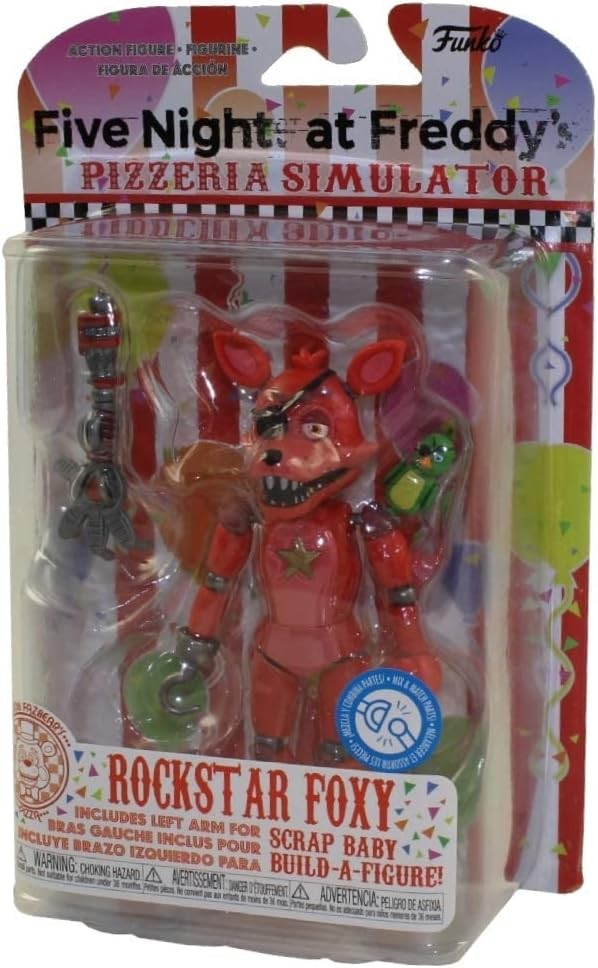 Funko Action Figure: Five Nights at Freddy’s (FNAF) Rockstar Foxy Collectible