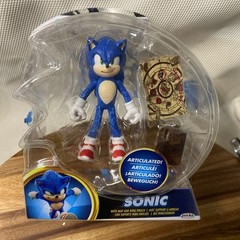 Sonic 2 Movie Sonic with Map and Pouch 4″ Figure – SONIC