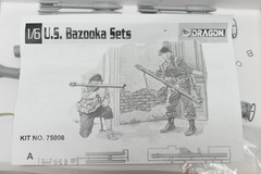 WWII U.S. Bazooka Sets Dragon 75008 Model Kit Assembled Complete