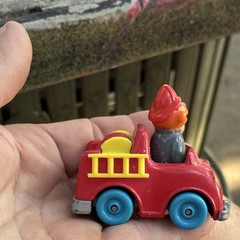 Die Cast Metal Sesame Street Cars Big Bird Popcorn Truck & Ernie VTG 1981 1983