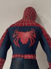 Spiderman 14in 2002 Movie Window Toybiz Promo Bendable