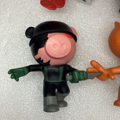 PIGGY Minifigure Collectible Figure Mini Toon Phat Mojo PVC Set of 4 Some Marks
