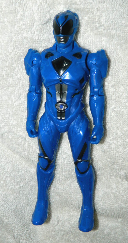 Bandai Power Rangers 2017 Morphin Power Blue Ranger Light Up 6″ TESTED
