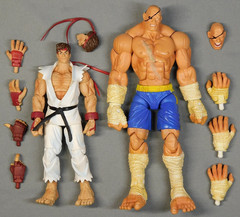 STREET FIGHTER 2-PACK RYU VS SAGAT SOTA TOYS EXCLUSIVE SET