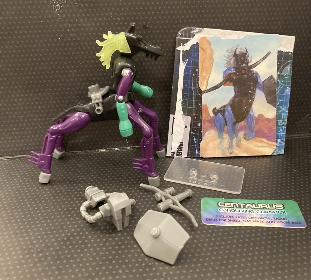 Palisades Micronauts Aliens CENTAURUS 100% Complete with File Card & Sticker 3