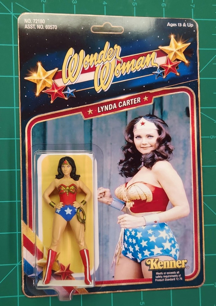 Wonder Woman 80’s TV – Custom Kenner Style Action Figure Kit – Lynda Carter
