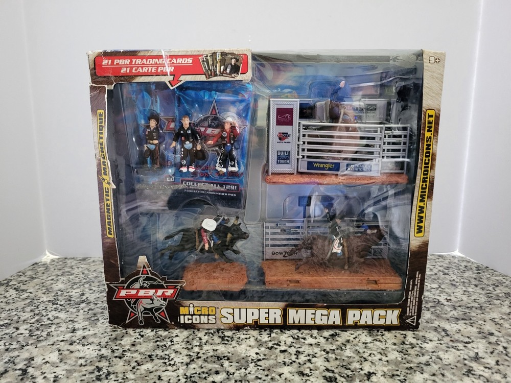 Super Mega Pack Micro Icons 2004 PBR Bull Riders w SEALED Cards NEW Open #2