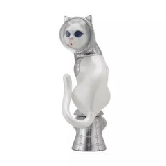 Silver Ship’s Cat – Art in the Pocket Gashapon – by Kenji Yanobe – 2.8in