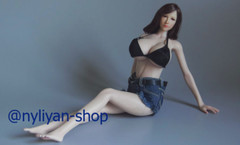 UANDD 1/6 No Finger Bone Seamless Huge Bust Body 12″ Female Figure Fit OB Head