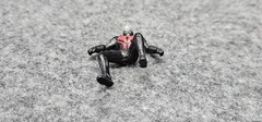 Marvel Avengers Infinity War Ant-Man Plastic Black Suit Silver Helmet Cake Top