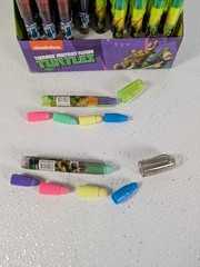 Teenage Mutant Ninja Turtles Rocket Eraser Full Retail Box 36 Count Nickelodeon