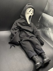 Vtg 1997 Ghostface 18″ Plush Doll Scream Movie Spencer Gifts RARE ~ Not Working