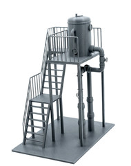 Industrial Water Tank Platform Diorama 1:12 1:18 Scale 3D Printed 6 or 4 Inch