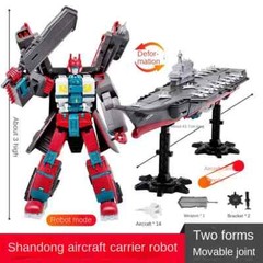Transformation Toys SHANDONG Aircraft Carrier with 14 Plane Model Action Figure