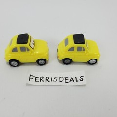 Disney Cars Cruz Ramirez and Raul Caroule 1:43 Die Cast Luigi small plastic Lot
