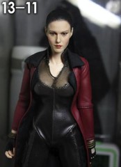 1/6 Female Head Sculpt KUMIK KM13-11 black hair For 12″ figure Hot Toys ❶USA❶