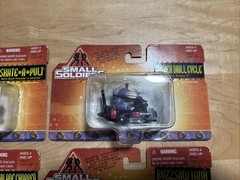 Small Soldiers set of 4 skate-a-pult,buzzsaw tank, power drill cycle, razorblade