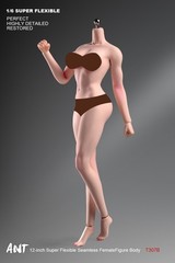 ANT T307 1/6th Female Fitness Model Action Figure Body 12in Muscle Bust Soldier