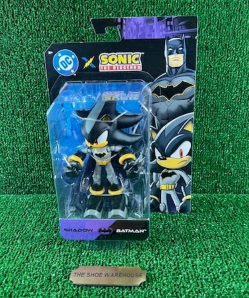Jakks Pacific DC x Sonic The Hedgehog SHADOW BATMAN 5″ Figure ’25 NEW