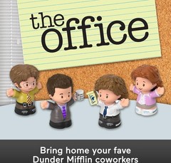 Dunder Mifflin Collection: 4 Iconic Figures from The Office – Display Ready