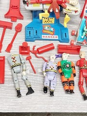 Vintage Tyco Crash Dummies Lot Figures & Test Center Playset Parts Pieces 90’s