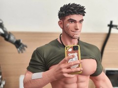 Worker Kevin Resin Statue 1/6 Scale Painted GK Model Decoration Figure Ornament