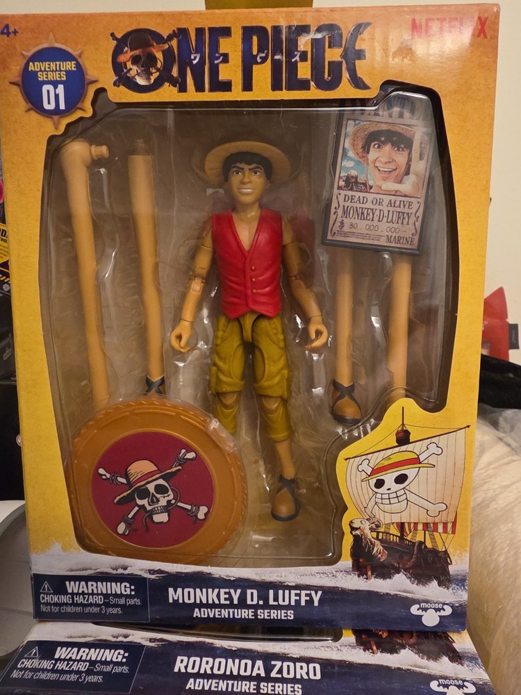 Monkey D. Luffy One Peace Netflix Adventure Series Action Figure New NIB