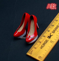 1Pair 1/6 Fashion Girl High Heel Shoes Model F 12” TBL PH Female Action Figure