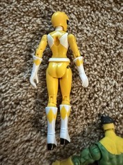 Power Rangers Black & Yellow Ranger + Marvel Falcon Action Figure Lot ToyBiz