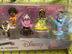 Disney 100 Celebration Figure Pack 100 Years of Magical Moments Olaf Genie Tiana